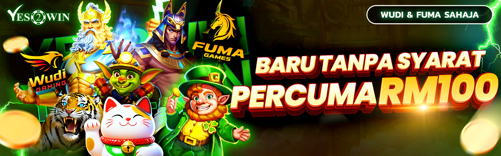 Banner promosi kesetiaan VIP Yes2Win